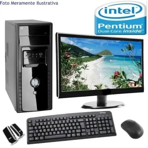 Computador Completo dual core valor R$790,00 á vista ou em até 24X no Boleto