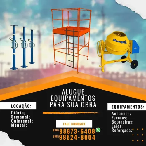 ESCORAS E ANDAIMES