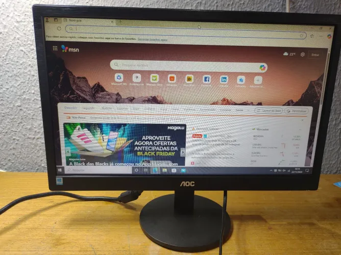 Monitor AOC 19 Pol VGA widescren
