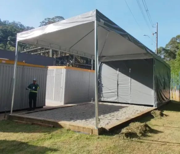 Tenda Tubular 6x4 Piramidal!