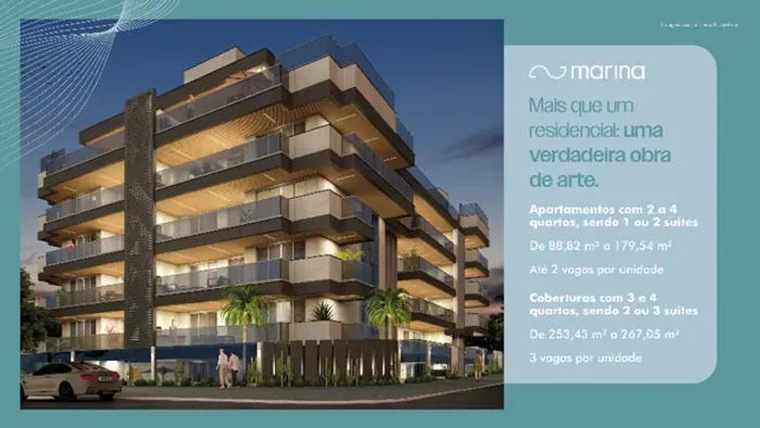 Condomínio Marina Piratininga - Frente Mar - Cobertura 3 suítes - Lançamento
