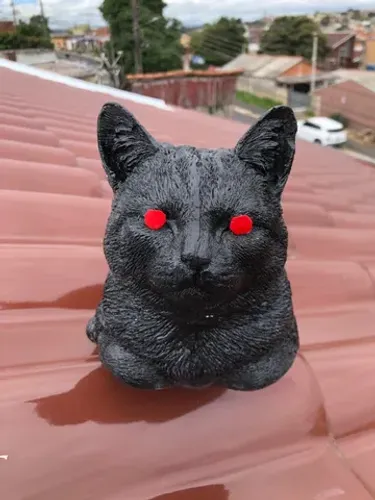 Gato Espanta Pombo E Passarinhos Repelente, Guardião Do Lar 