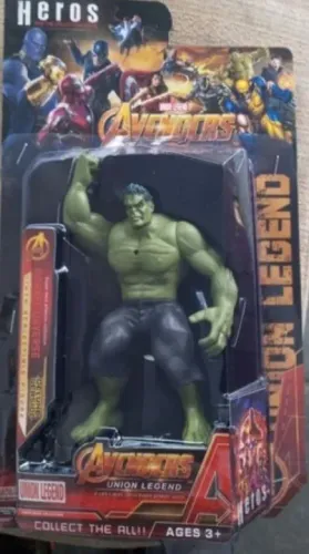 boneco heroi hulk avengers 4 05-7555ruck13cmx10cm