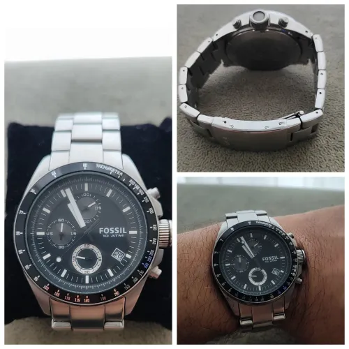 Relógio Masculino Fossil Cronógrafo 10 ATM