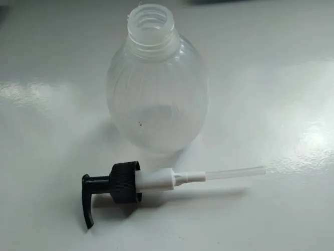 Pote de plástico para creme ou sabonete líquido 350ml NOVO