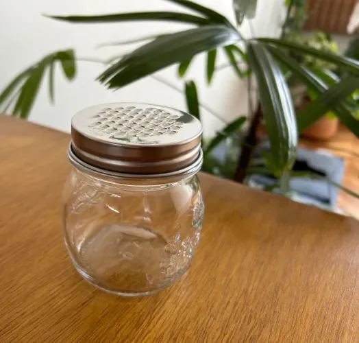Pote de vidro com ralador queijeira Quattro Stagioni Bormioli Rocco 250ml 