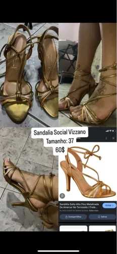 Sandália social Vizzano