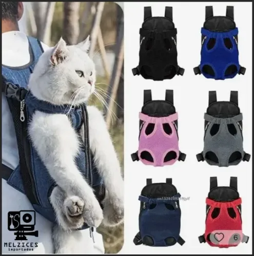 Bolsa Canguru Para PET PEQUENA OU MÉDIA PRETA