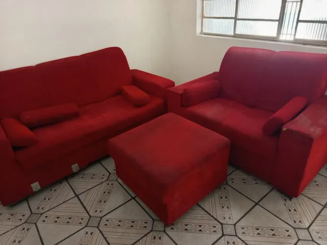 Conjunto sofá 2 e 3 lugares