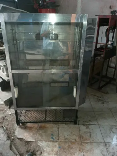 Máquina assar frangos à gás