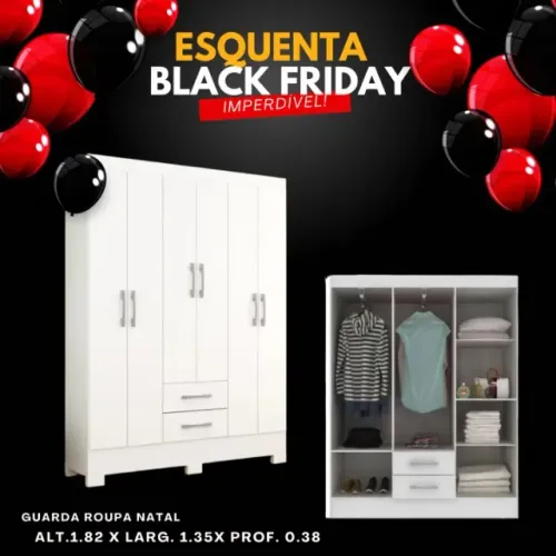 Guarda roupa Natal R$899,00