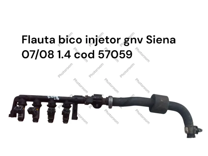 Flauta bico injetor gnv siena 