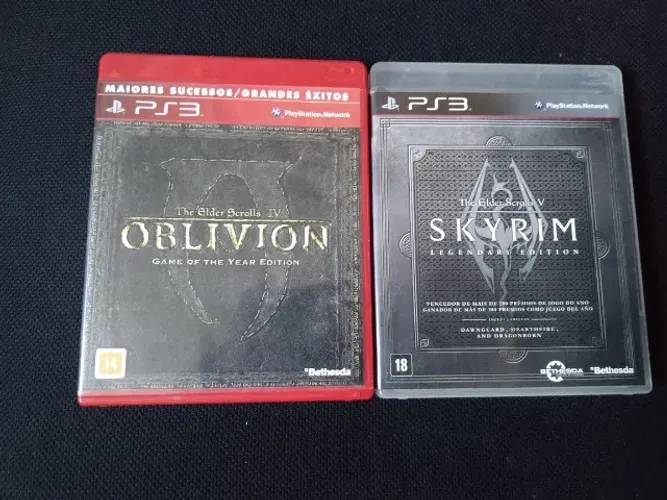 The Elder Scrools Oblivion e Skyrim - PS3