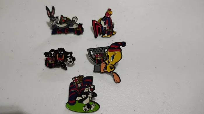 Pins de colecionador do Barcelona FC (década 90) - Looney Tunes 