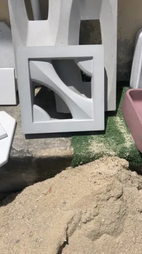 Blocos de concreto para jardim - Cobogó - tijolo vazado