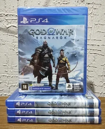 God of War Ragnarok - PS4 - Jogo lacrado