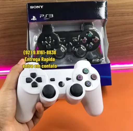 Controle Sem Fio PS3 - Entrega das 9 até as 21hrs
