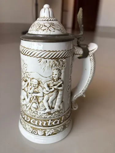 Caneca Stein Decorativa Antiga