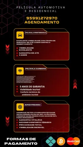 INSULFILM RESIDÊNCIAL E AUTOMOTIVO 