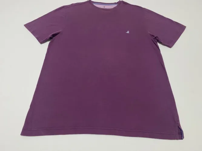 Camiseta Casual Brooksfield Tamanho G cor uva Bom Estado