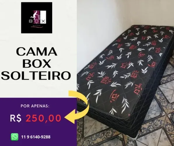 cama box solteiro