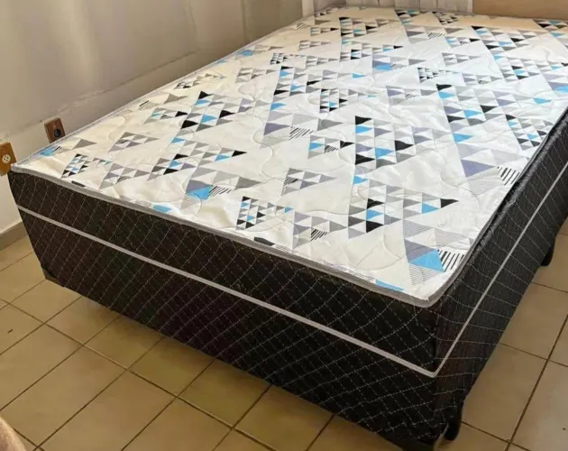 Cama Box Casal Conjugada e Elegante