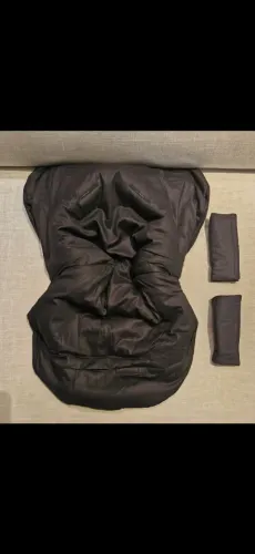 Capa Universal Bebe Conforto Preta Ateliê Cerejinha