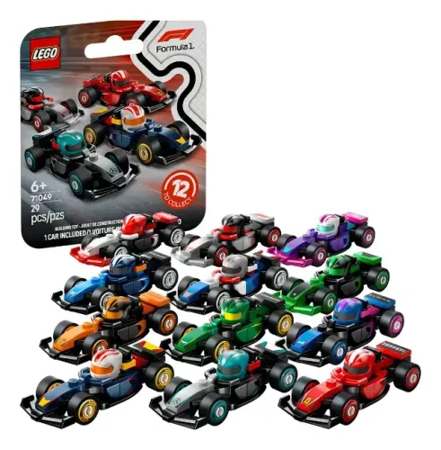 Lego Formula 1 Mini Cars Complete Series Minifigures - 29 Peças