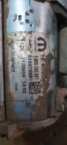 Motor de arranque Fiorino nova Strada uno 51997820