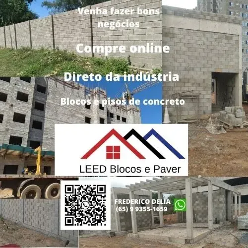 Leed Blocos - Indústria de blocos e pisos de concreto - produtos estruturais e aparentes 