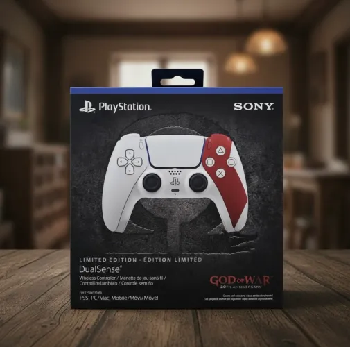 Controle edição 20 anos GOD of war