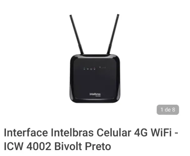 Roteador Repetidor Intelbras ICW 4002 Internet Movel 4g Wifi