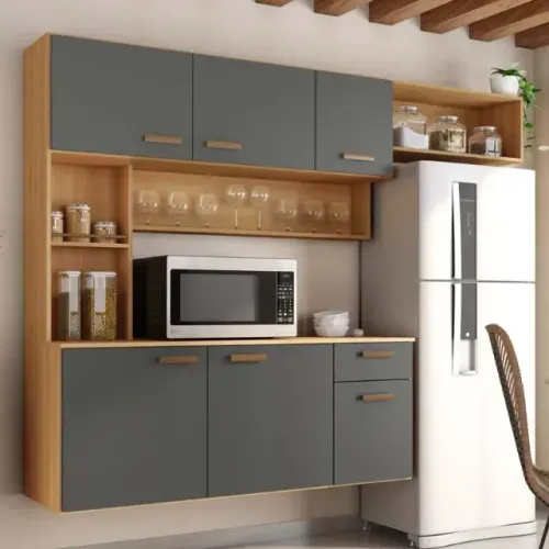 !!! FRETE GRATIS !!! Kit Cozinha Suspensa Manu Larg. 1.80m Poliman