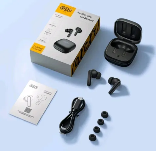 Fones de Ouvido Bluetooth QCY T13 ANC - Novo