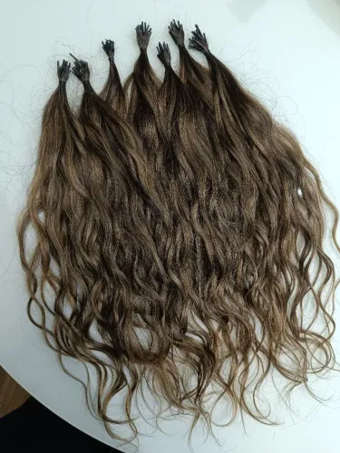 Cabelo Humano loiro ondulado
