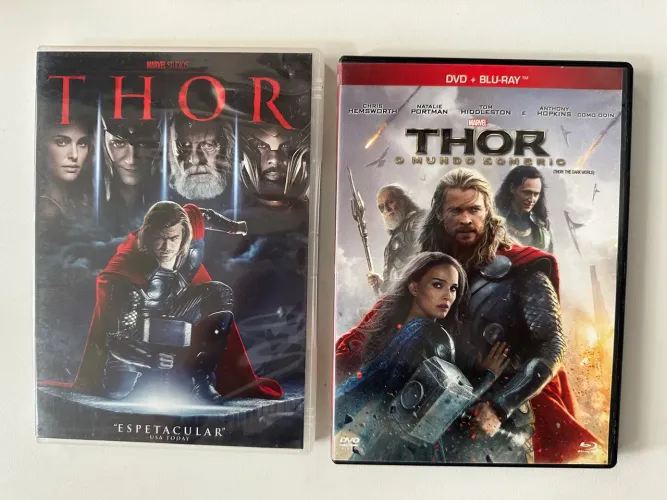 Bluray+ dvds marvel Thor