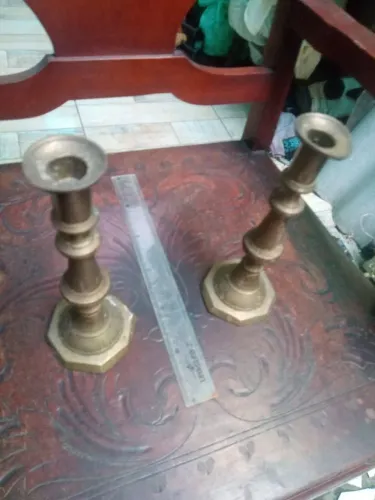 Candelabros rústicos medievais R$250 