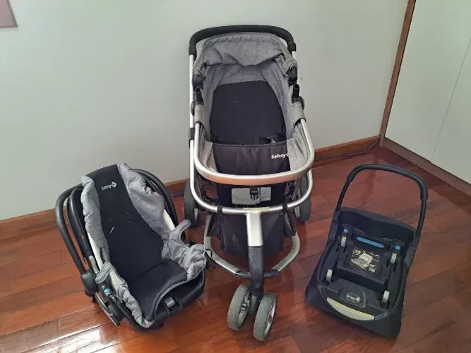 Safety 1st, Travel System Mobi NV Trio, Grey Denim Silver
