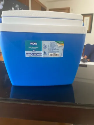 Caixa Térmica Mor 6 Litros Azul