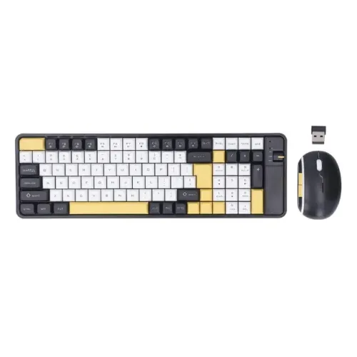 Kit Teclado e Mouse Sem Fio 2.4G Bluetooth Recarregável KPTE129 - Praticidade e Conforto