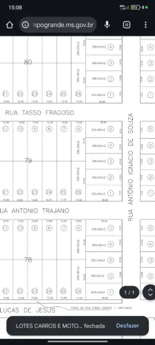 Terreno 12x33 no São Conrado 