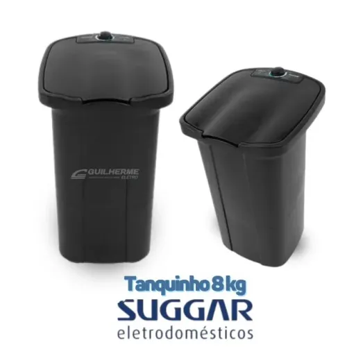 Tanquinho Suggar Lavadora de Roupas 8kg AL8002PT 400W Suggar - Preta/220V