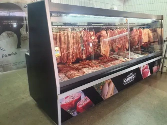 Balcão refrigerado açougue Turino Premium 3Metros - NOVO