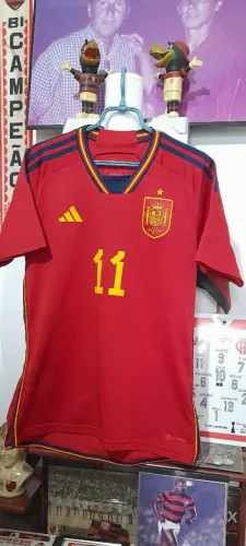 Camisa seleção da Espanha  2022 - número 11