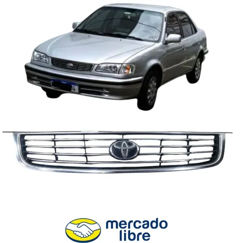 Grade Dianteira Corolla 1999 2000 2001 2002 Preto