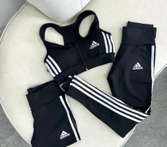 Conjunto Adidas Feminino 3 peças