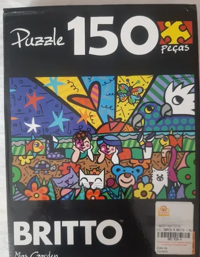 Quebra Cabeça Romero Britto Mi"as Garden 150 Peças - Grow