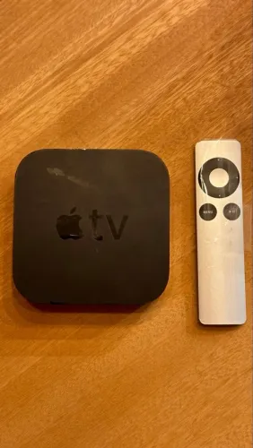apple tv com controle remoto