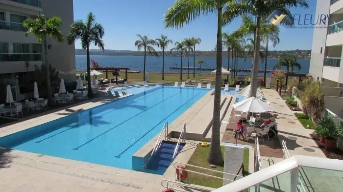 Flat para locação no SCES Trecho 4, Asa Sul | 62 m² | Mobiliado à beira do Lago Paranoá