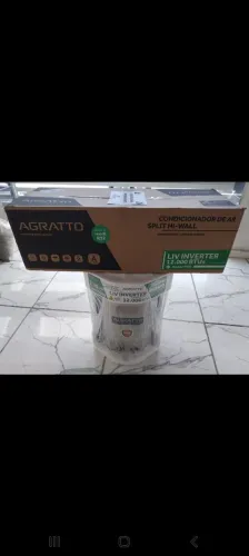 Vendo ar-condicionado Agratto inverter de 12 btus. Novo.